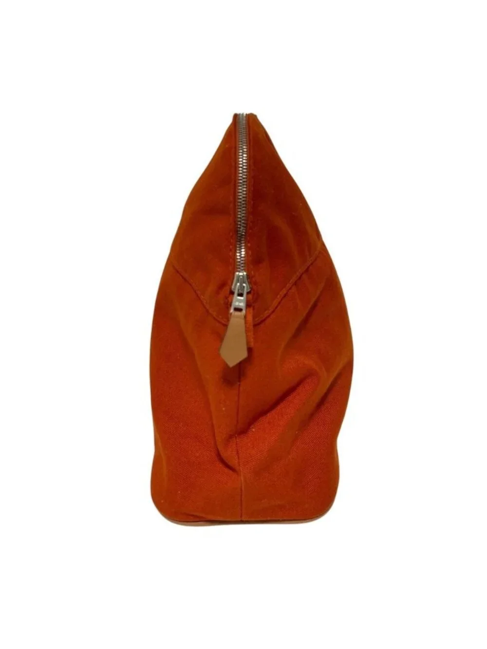 Hermes Canvas Bolide Pouch 31 Orange